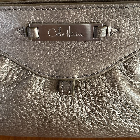 Cole Haan Metallic Clutch/Cosmetic Bag - Picture 11 of 12